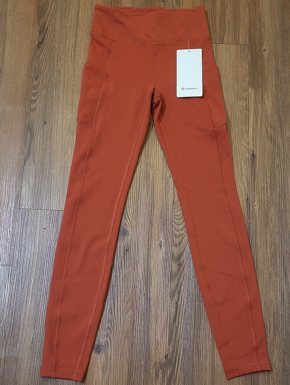 lululemon Invigorate HR Tight 28" Leggings in Orange Size 4 NWT